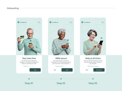 Onboarding Screens - Mobile App UI Design app figma mobile onboarding ui ux