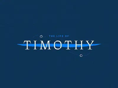Life of Timothy Sermon Artwork - Mosaic Church branding church faith gathering illustration lockup message paul religion series series artwork sermon sermon series typography
