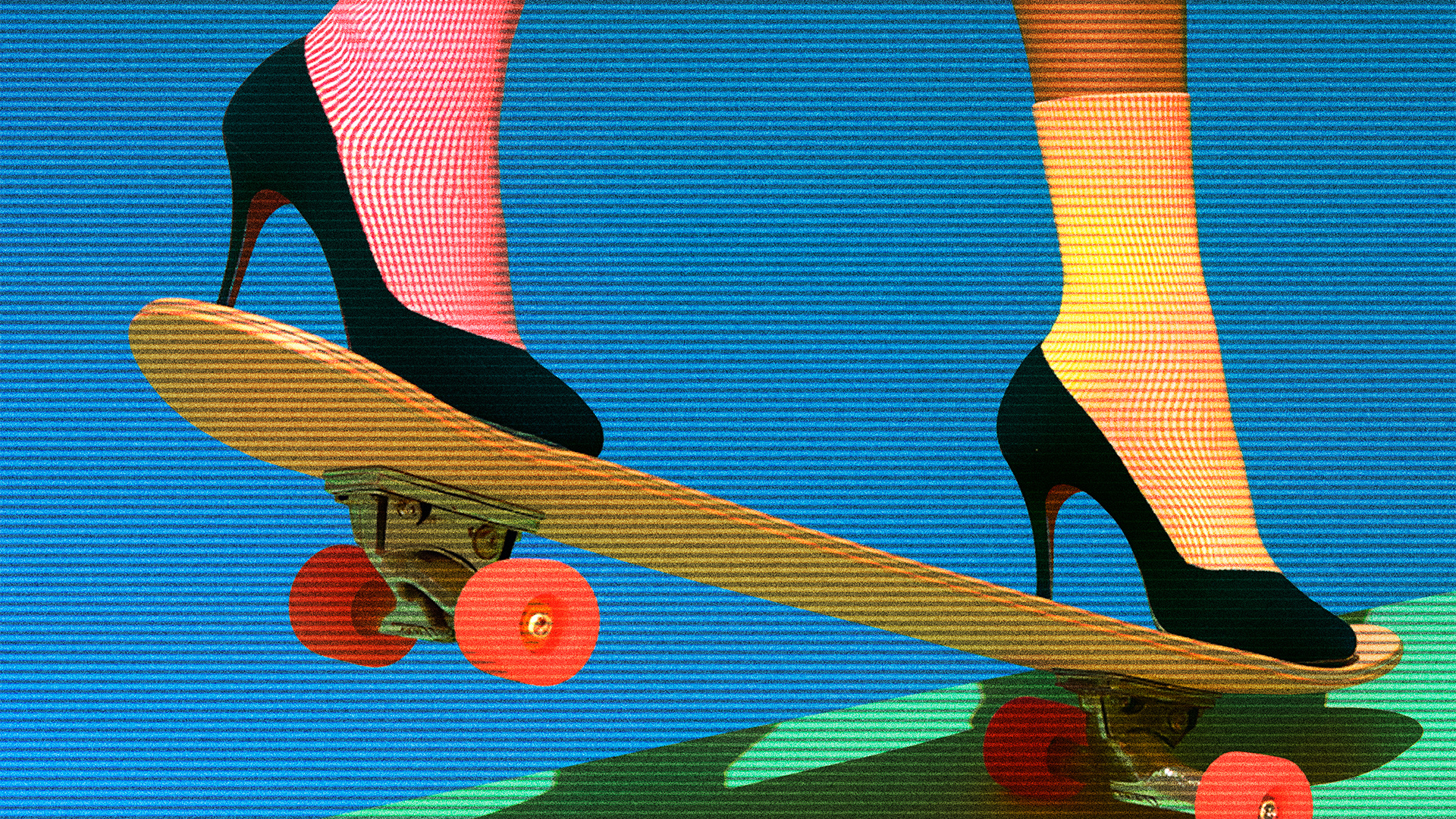 Scanline Noise Photo Effect visualstyle