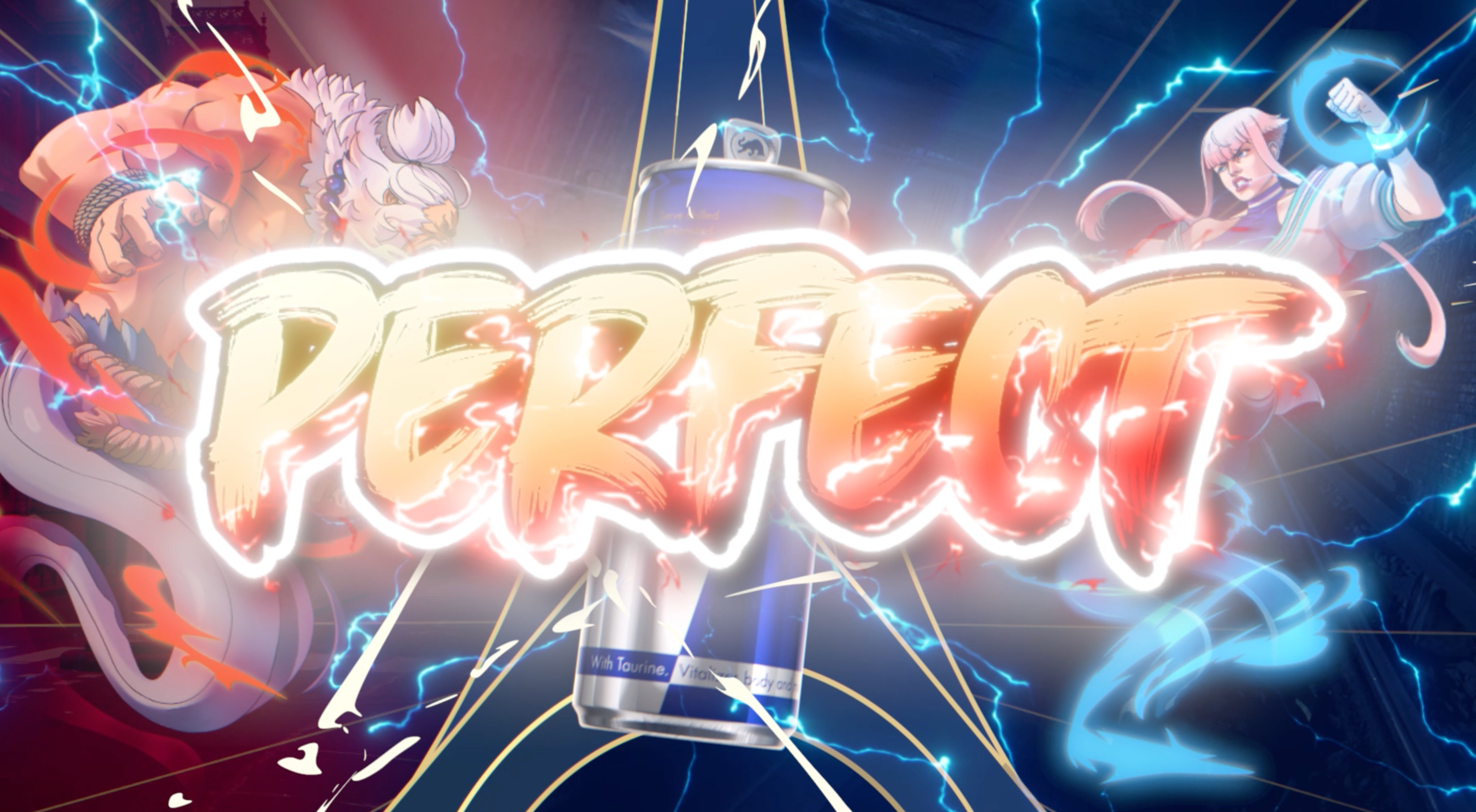 Red Bull Kumite - Can Stinger design esport gaming motion graphics onair television twitch