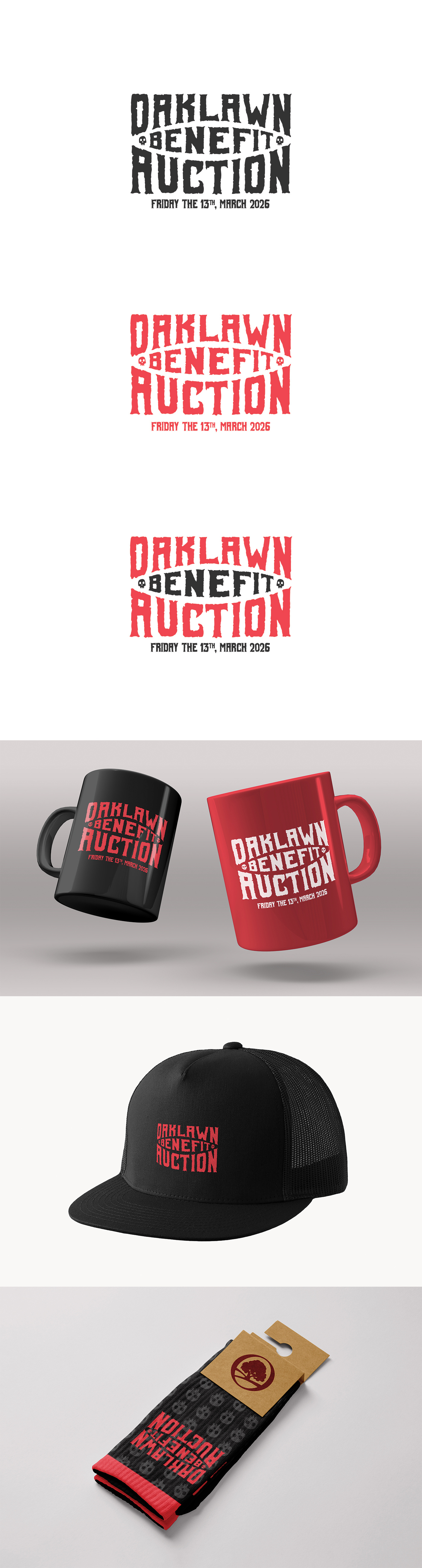 Oaklawn Benefit Auction 2026 auction benefit charity foundation friday horror oaklawn typography