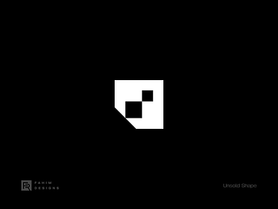 Modern Abstract Logo Shape for Sale ai architecture artificial intelligence automation branding logo logo design logo for sale