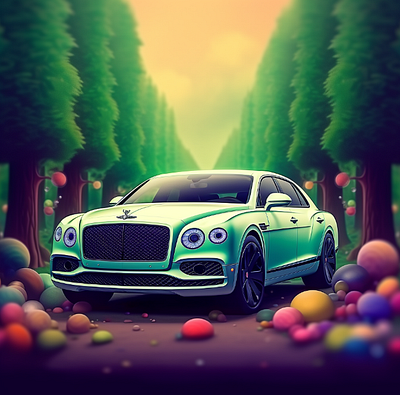 bugatti design illustration vector