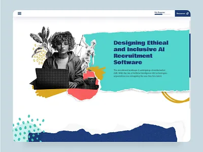 Ethical and Inclusive AI E-learning course course e learning inclusion ui design ux design