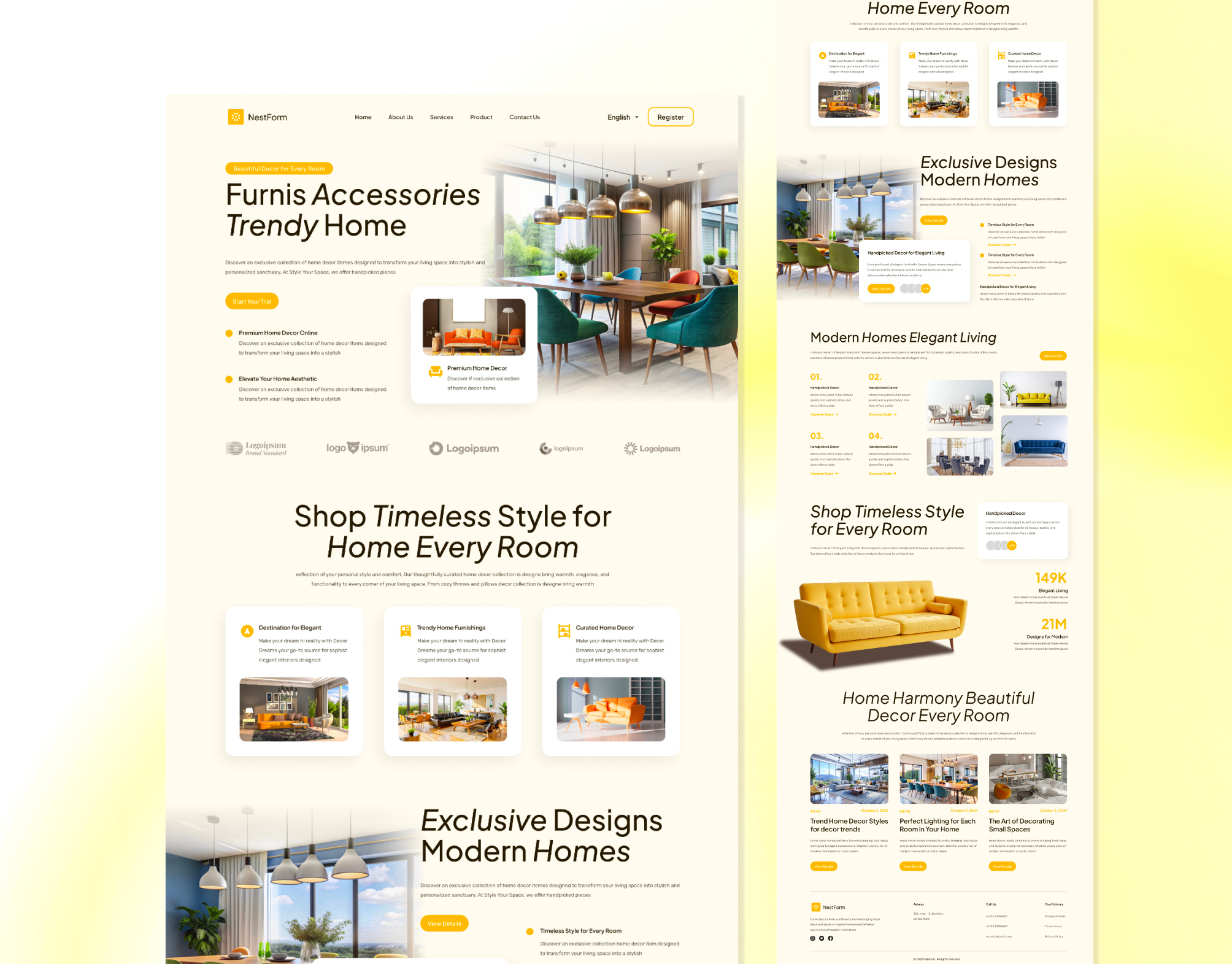 Example of Landing Page Design + Development