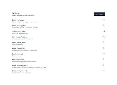 Minimalist Settings Page Design best ui designer design graphic design illustration minimalist settings page design ui ui design ui ux ui ux design