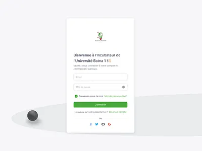 Sign in page Design for Administration Software (Web App) figma design ui design ux web app design