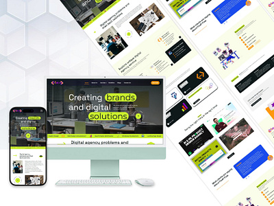 Digital Agency Website Design & Development agency animation branding clean design creative digital agency digital services graphic design graphics design landing page mobile friendly motion graphics portfolio website responsive services ui ux web design web development wordpress