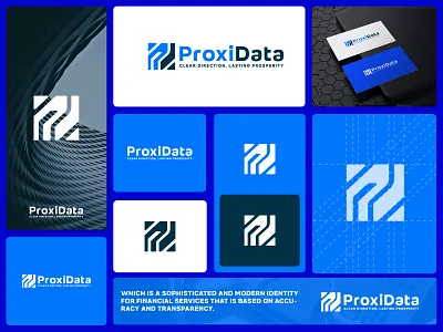 ProxiData Logo Design brandidentity datadrivendesign financebranding financiallogo logo logo design logoforsale