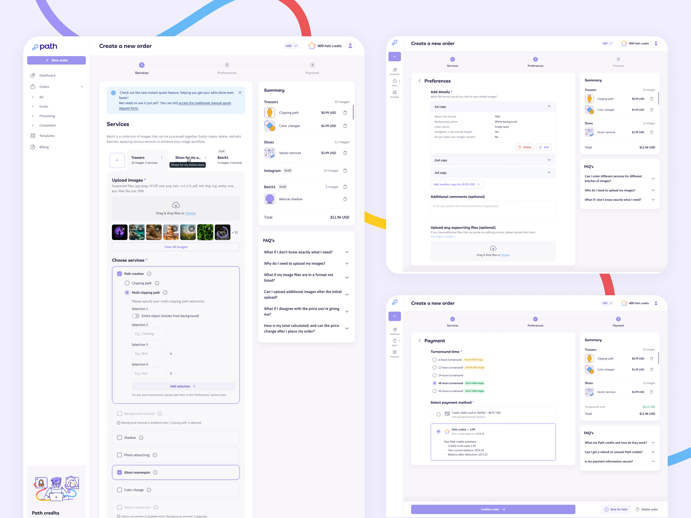 Example of Website Redesign