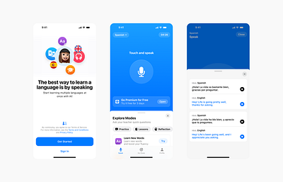 AI Language Learning App ai language learning app ios language learning language learning app
