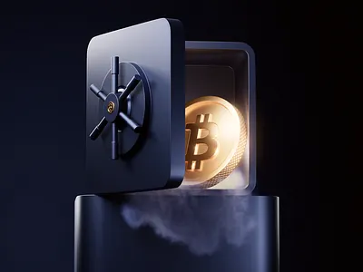Crypto Vault — Secure Value 3d 3d render 3dmodeling 3drender blender motion graphics motioncomingsoon visualization
