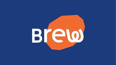 Logo Design for Brew Coffee Brand bold brand identity brandidentity branding brew bright coffee coffeelogo food graphic design logo logodesign logotype minimal modernlogo брендинг кава логотип