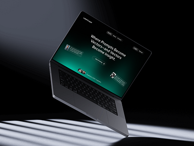 Saas Landing page UI 3d motion graphics ui