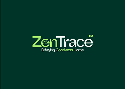 ZenTrace – Nature-Inspired Wellness Branding Logo