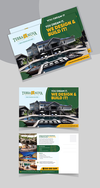 Postcard Design graphic design illustrator marketing postcard print