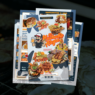 Menu Design - El Muchacho Alegre 2025 branding design graphic design graphics illustration restaurant