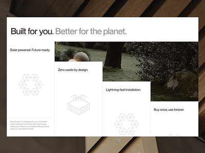Built for Better - Sustainable Solutions UI clean clean design design langing page minimalist minimalist design slide solar powering ui ui design ux ux design web web design web page website website design wesite