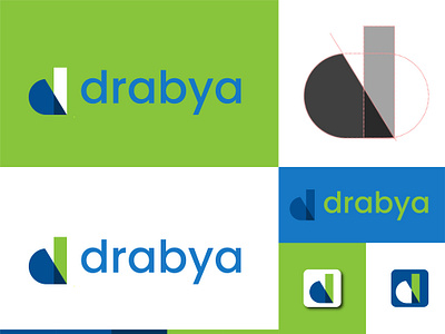 Modern Letter D logo for Drabya Branding app branding company logo d letter logo design d logo graphic design illustration logo modern d logo symbol vector