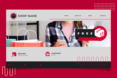 shopping landing page shopping landing page