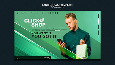 e-commerce landing page e commerce landing page