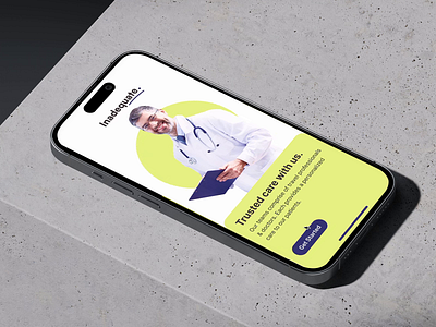 Online Healthcare App Design android animation app app design app interaction clean design healthcare healthcare app interaction ios app minimal mobile mobile app ui