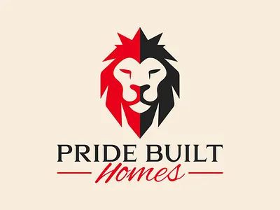 PRIDE BUILT HOMES branding creative design design home home logo icon latter logo logo logodesign minimal pride built homes real estate real estate logo