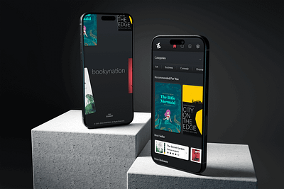 Bookynation – EdTech Reading & Listening App 📚 audiobook ui book design edtech app figma graphic design reading platform ui uiux ux design.