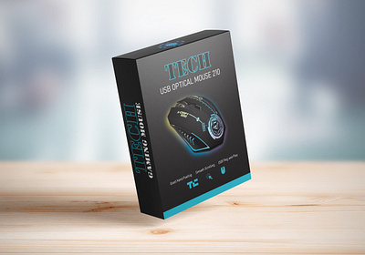 MX210 USB Optical Gaming Mouse Packaging design. box packaging elegant design gaming mouse gaming optical mouse label design minimal design mouse box packaging mouse packaging optical gaming mouse optical mouse packaging product packaging tech tech mouse technical