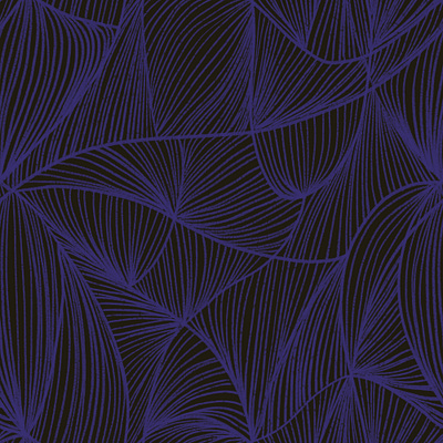 Luxury Blue Linear Leaves on Dark. Seamless pattern abstract blue fabric fashion linear pattern seamless textile texture