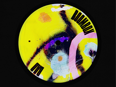 there's another abstract cover graphic design music song cover ui