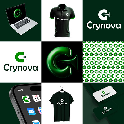 Crynova logo design, Tech logo, C logo and Brand Identity Design brand identity brand identity design specialist brand mark branding crynova crynova logo crynova logo design crynova logo design and branding graphic designer logo logo designer logo mark logos