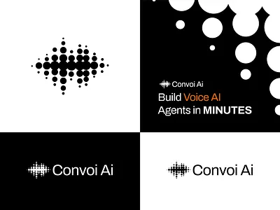 Voice Ai Logo Design Concept ai logo brand identity branding logo design sound wave voice assistant voice logo