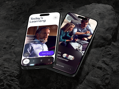 Vortuks – Microlearning App application brand identity branding clean design graphic design logo minimal mobile app ui ux