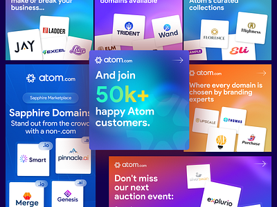 💥 Atom.com Social Ad Design – Visuals That Engage & Convert adcreatives addesign adsthatconvert clickmagnetdesign creativeaddesign creativeads design designthatpops designwithintent dribbbleshots graphic design highconvertingads marketingdesign moderndesign purposefuldesign socialmediaads socialmediacreatives visualdesign