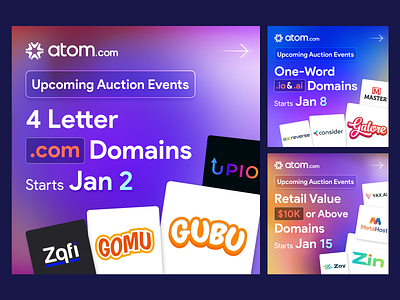 🟣 Atom — Premium Ad Creatives for Social Campaigns addesign aiads creativeads design designthatconverts digitaladdesign digitalmarketingdesign dribbbleshots graphic design marketingdesign marketinggraphics modernaddesign onlineaddesign paidmediadesign smmdesign socialaddesign socialmediaads socialmediadesign socialmediamarketing visualdesign