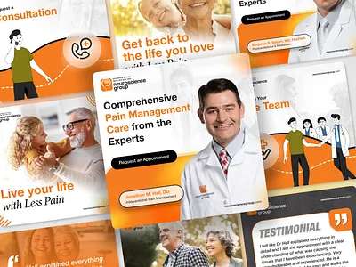 Social Ads for Neuroscience | Designed to Trigger Action adcampaigndesign adsconversion businesspresentation creativedesign datadriven design digitalads engagingads graphic design graphicdesign inforaphics leads marketing marketingdesign sales smmdesign social ads design social media advertising socialadvertising storytelling