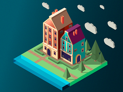 Изометрия design illustration vector