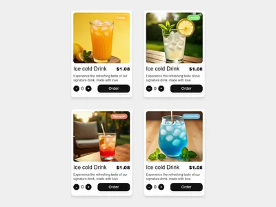Slick card design for ordering lemonade carddesign css html htmlcard htmlcsstutorial ordercard theweeklycoder trending ui webdesign webdevelopmentforbeginners