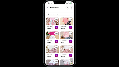 Shopping App AI Assistant design ui ux