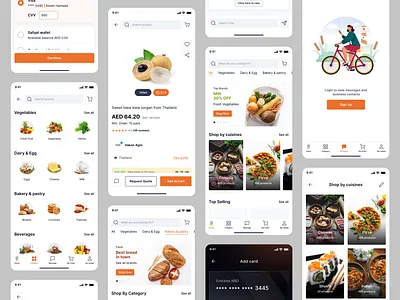 Safqat – B2B Marketplace Mobile App app application b2b beverages branding clean design food graphic design minimal mobileapp ui ux