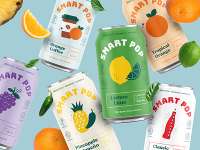 Smart Pop – Beverage Brand Website beverages branding clean colddrink design drink drinksmartpop landingpage logo minimal smartpop ui ux webpage website
