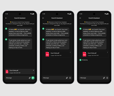 UI Design for an AI Assistant App ai app design ui ui design ux