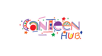 Canteen Hub Colors Logo creative concept
