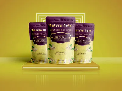 Premium Cashew Nut Pouch – Minimal & Natural Packaging branding cashewnuts dribbble foodpackaging labeldesign labels design minimal mockupdesign organicpackaging packaging packaging and labels designer productdesign snackbranding webdevhabib webdevhabib.com