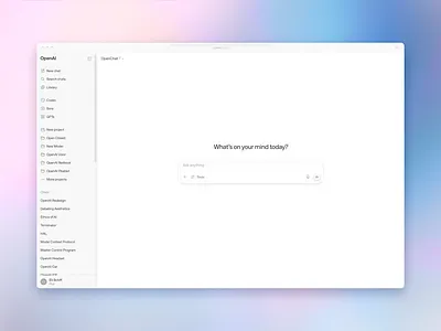 OpenAI ChatGPT 7 ai chatgpt openai user interface