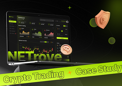 NFTrove: NFT & Crypto Trading Platform app bitcoin blockchain crypto crypto trading dashboard figma landing page mobile app nft responsive design ui ui design uiux ux ux design web design web3 website