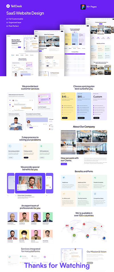 TellDesk - Customer Support SaaS Template app branding design graphic design illustration logo typography ui ux vector