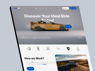 AutoDB: Where UI meets horsepower. adaptive design design designsolutions digitalreality graphic design illustration qlarkstudio ui uxdesign