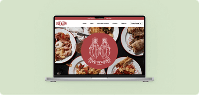Case Study: A Scalable Site for a Growing Business animation branding case study development food hip interaction red restaurant sandwich ui ux web web design webflow website wireframes